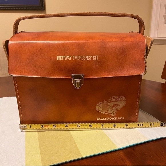 Rare 1933 Rolls Royce Highway Emergency Kit (case only) - Picture 1 of 13